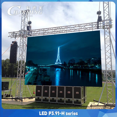 P3.91 Outdoor Led Screens Wall Ground Support Stand Back Frame