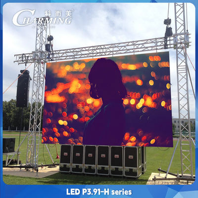 P3.91 Front Protect Magnesium Alloy Rental LED Screen For Stage Background