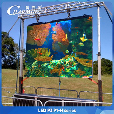 P3.91 Front Protect Magnesium Alloy Rental LED Screen For Stage Background