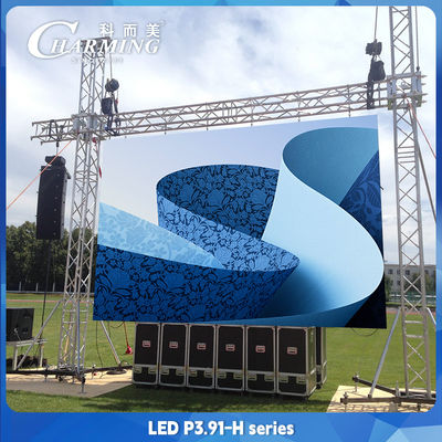 16 Bit P3.91 Outdoor LED Screens Wall Ground Support Stand Back Frame