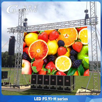 3840Hz Full Color P3.91 Practical Rental LED Display For Stage Background