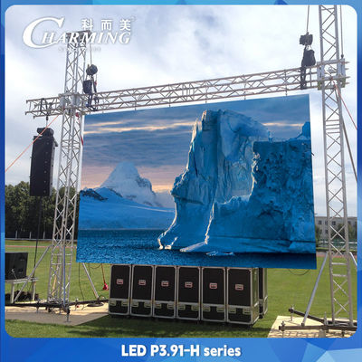 4500CD/m2 P3.91 Rental LED Display 500*1000mm IP65 Digital