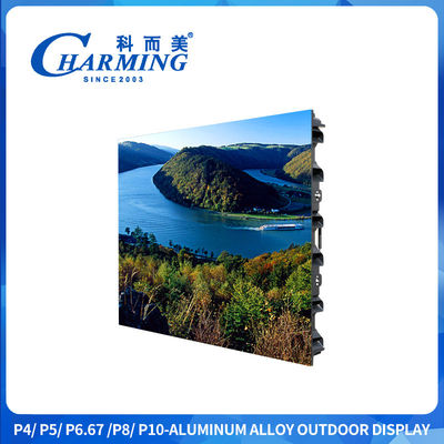 IP65 Waterproof 5500nits Brightness 7680Hz Refresh Rate Outdoor LED Display for Stadium Events