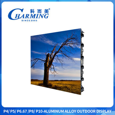 P4 P6 P8 Advertising Outdoor Ip65 Led Screen With 3840Hz