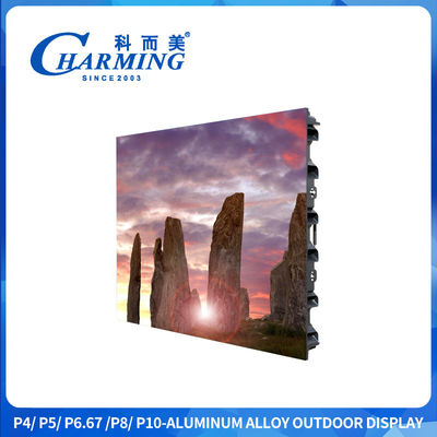 P4 P6 P8 Advertising Outdoor Ip65 Led Screen With 3840Hz