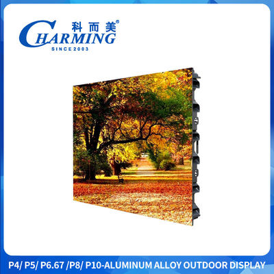 Led Advertising Screen Outdoor P4 Outdoor Led Display Screen Panel With 5500CD/M² High Brightness