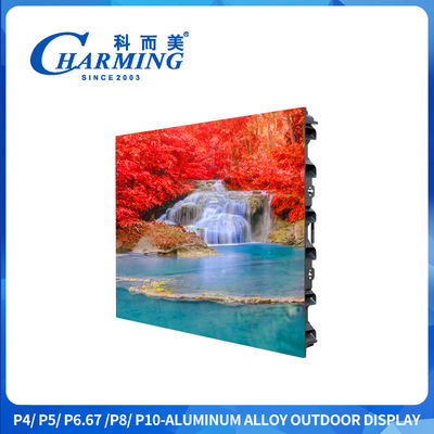 SMD2525 Kinetic Led Screen P4 Street Mounted 960x960mm Led Display Screen With 100000 Hours Life Span