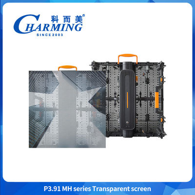 Transparent Screen wall P3.91 high quality 3840hz refresh IP65 waterproof