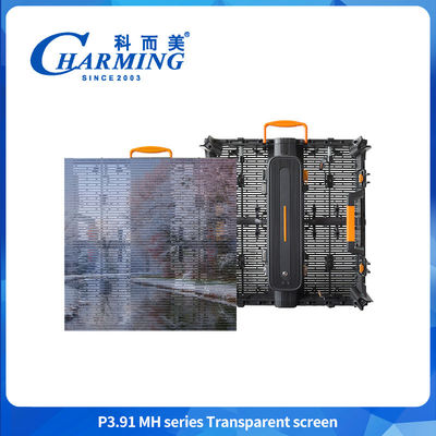 Transparent Screen wall P3.91 high quality 3840hz refresh IP65 waterproof