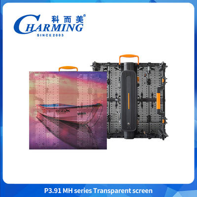 Transparent Screen wall P3.91 high quality 3840hz refresh IP65 waterproof