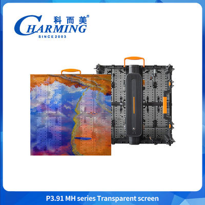 3840Hz LED Flexible Transparent Film Display 50000 Hours Life Span