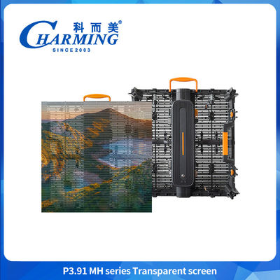 3840Hz LED Flexible Transparent Film Display 50000 Hours Life Span