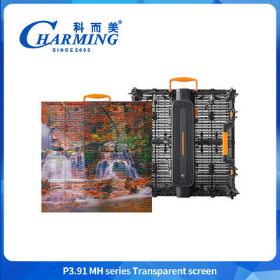 Super thin Waterproof Transparent Screen P3.91MH Series Transparent Display LED Screen Windproof LED Glass Screen