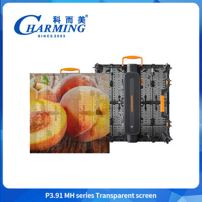 5000nits High Brightness P3.91 Outdoor Glass Transparent Led Video Wall