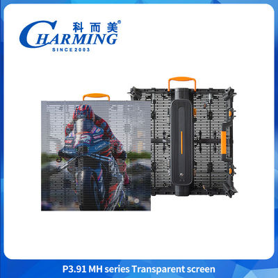 Rental P3.91 transparent screen waterproof for outdoor use factory outlet best sale