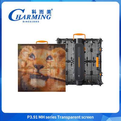 Rental P3.91 transparent screen waterproof for outdoor use factory outlet best sale