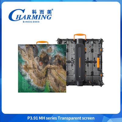 Rental P3.91 transparent screen waterproof for outdoor use factory outlet best sale