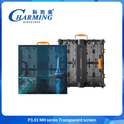 LED Screen P3.91 Commercial Advertising  Display Outdoor Transparent Led Display Screen