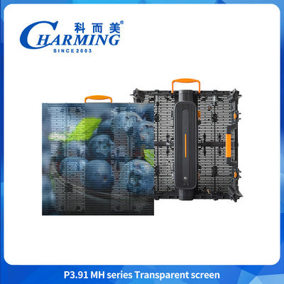 High Transparency P3.91 LED Video Wall Vivid Effect Transparent LED Display Outdoor Screen For Window Glass Ads