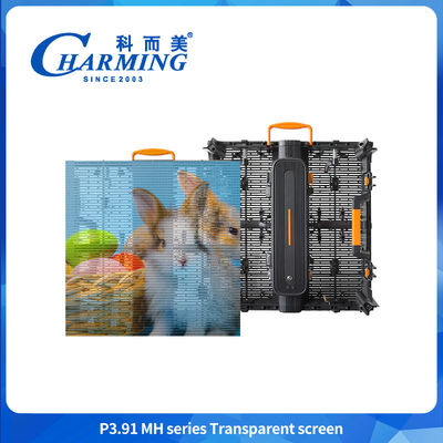 5000nits P3.91 Outdoor IP65 Led Transparent Video Wall Glass Led Display