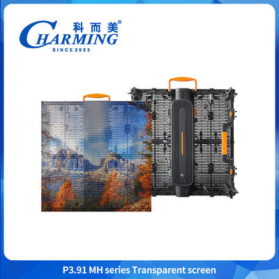 Outdoor Fixed SMD LED Display Screen Transparent Glass Led Video Wall 4K
