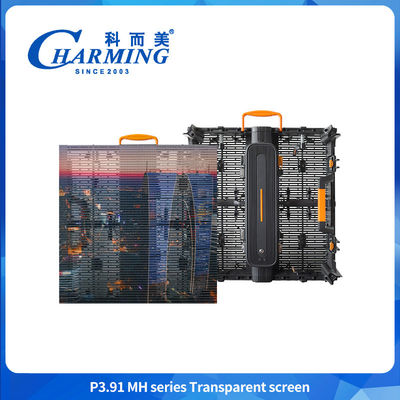 Transparent Screen wall P3.91 high quality 3840hz refresh IP65 waterproof