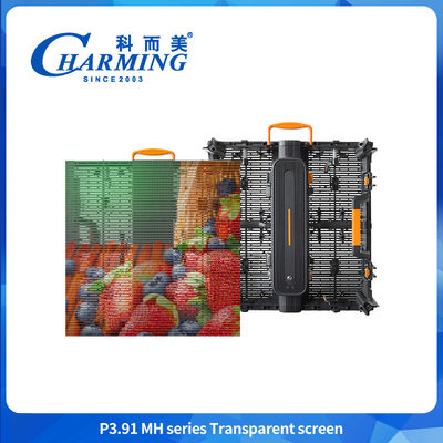 Outdoor Fixed SMD LED Display Screen Transparent Glass Led Video Wall 4K