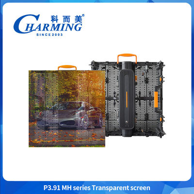 3840Hz Transparent Video Glass Screen 500*500mm Advertising Led Billboard P3.91 Video Wall Exterior