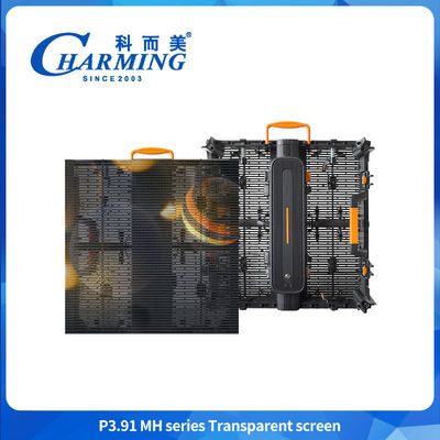 3840Hz Transparent Video Glass Screen 500*500mm Advertising Led Billboard P3.91 Video Wall Exterior