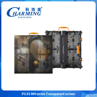 3840Hz Transparent Video Glass Screen 500*500mm Advertising Led Billboard P3.91 Video Wall Exterior