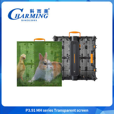 Factory Price Self-Adhesive Advertising Display Ultra-Thin LED P3.91 Anti Collision Transparent Led Video Wall Display