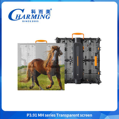 Waterproof 4K Led Video Wall High Brightness 3.91mm Outdoor Rental Transparent