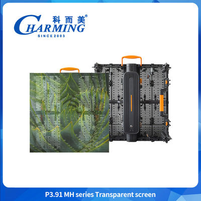 Waterproof 4K Led Video Wall High Brightness 3.91mm Outdoor Rental Transparent