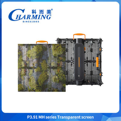 Factory Price Self-Adhesive Advertising Display Ultra-Thin LED P3.91 Anti Collision Transparent Led Video Wall Display