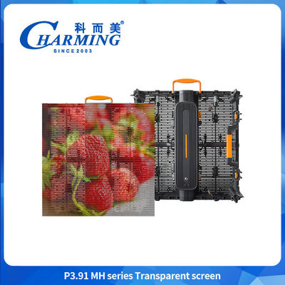 16bit Transparent Led Display P3.91 Anti Collision Transparent Led Video Wall Display