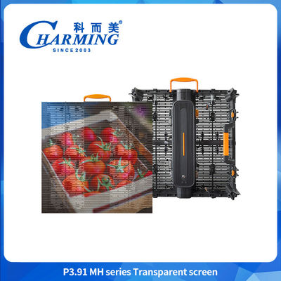 16bit Transparent Led Display P3.91 Anti Collision Transparent Led Video Wall Display