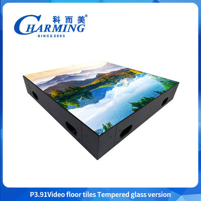 HD  Indoor LED Video Dance Floor For Wedding 3.91mm GOB Technology