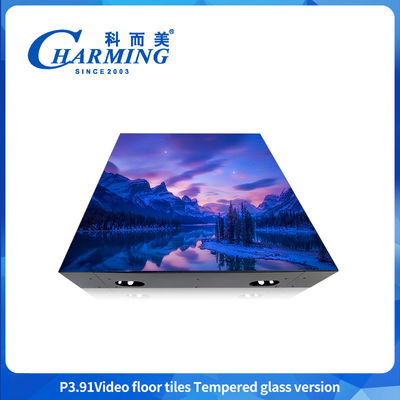 GOB ProcessGlass Dance Floor Tempered P3.91 Glass Dance Floor Rapid Packaging Technology