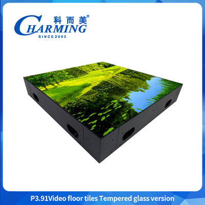 P3.91 Video Dance Floor Tiles For Rental And Reuse For Car Shows & Wedding Banquets & Churches