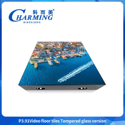 1920hz-3840HZ Refresh P3.91 Video Floor Tiles with Tempered Glass Version