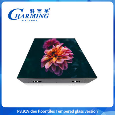 1920hz-3840HZ Refresh P3.91 Video Floor Tiles with Tempered Glass Version