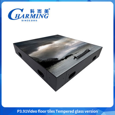 P3.91 Led Floor Panel Led Stage Floor Disco Floor with Hard Glass Can Waterproof