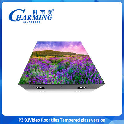 Easy To Install 500*500mm Tempered Glass Video Dancing Floor Tile Screen Ip65 Advanced Protection