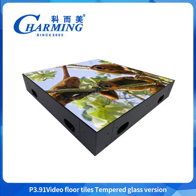 P3.91 High performance load-bearing and waterproof design LED video floor tile high brightness LED video floor tile