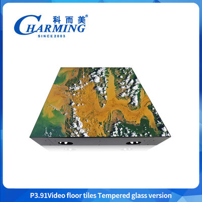 P3.91 GOB Process Led Dance Floor Waterproof Video Led Dance Floor 500mm By 500mm For Wedding Party & Banquet