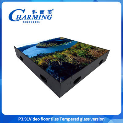 P3.9 LED Dance Floor Tiles High Resolution 500*500mm With Good Heat Dissipation