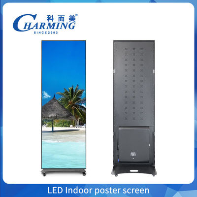 High Resolution Indoor Poster Advertising Led Screen Large Stand Digital Billboard