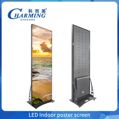 Moveable Smart Wifi Stand Hd P1.86 P2 Digital Advertising LED Poster Display Screens