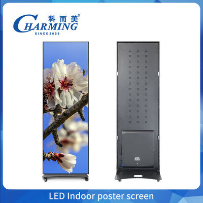 Indoor Poster Screen LED Video Wall Display with Mobile Phone Control and High Refresh Rate for Easy Setup and Portable