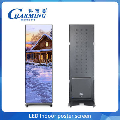 Indoor Led Poster Floor Standing Display Screen P1.86 P2 P2.5 GOB